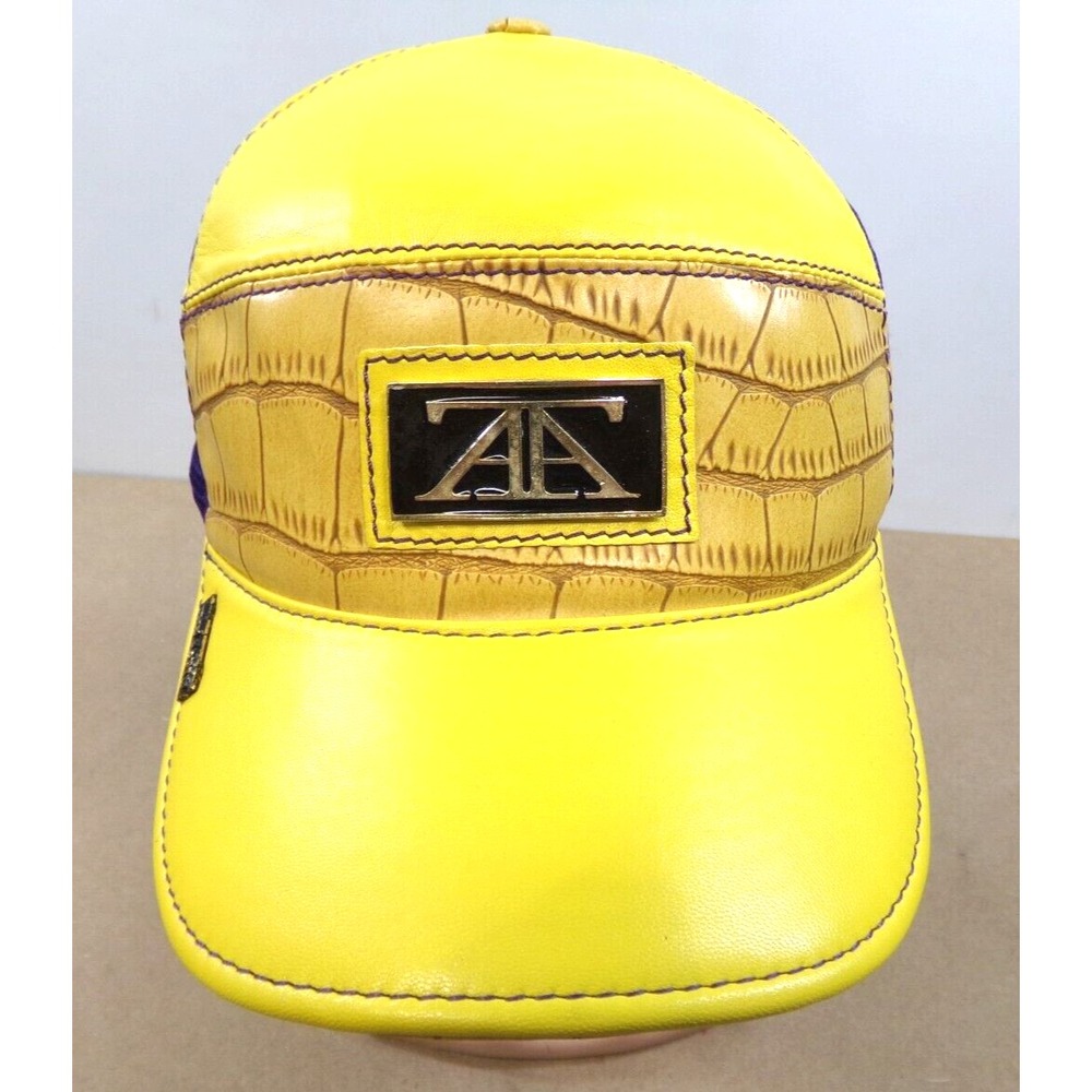 The Aspid Cap Hat Faux Leather Alligator Skin‎ Mesh Back Hook & Loop Closure